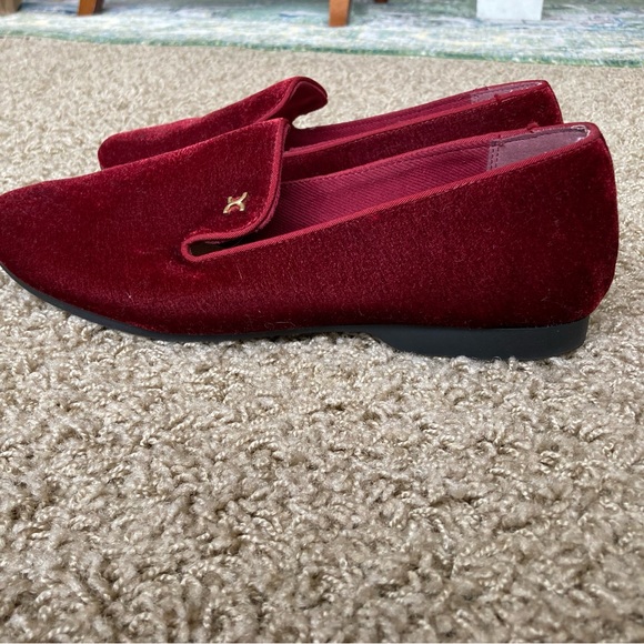 Charter club red velvet loafer - Picture 2 of 5
